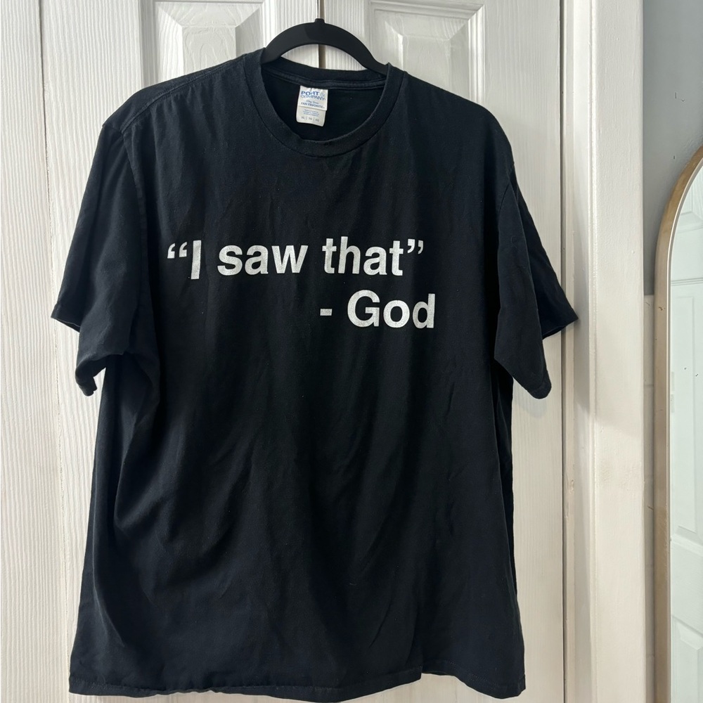 Black Graphic T-Shirt - Christian